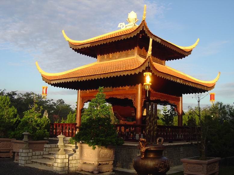 Trommel-Pavillon, Zen-Kloster Chan Khong - Vung Tau, Südvietnam