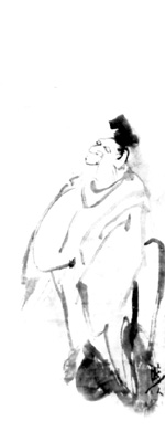 Iwasa Matabei, Hitomaro