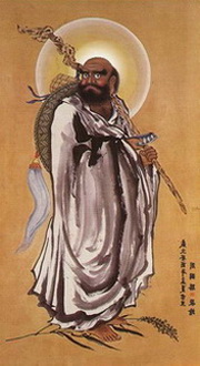 Bodhidharma-Wandbild