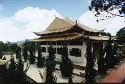 Eines der Altar-HauptgebÃ¤ude des Yen Tu Zen-Kloster, Nordvietnam