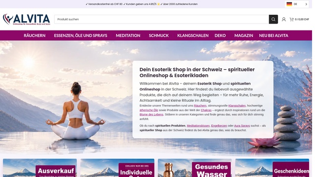 Alvita.ch – Meditationskissen & Meditationsbedarf